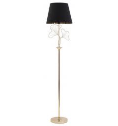 lampada da terra con foglie