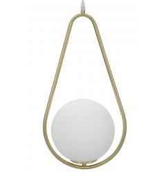 lampadario in metallo dorato