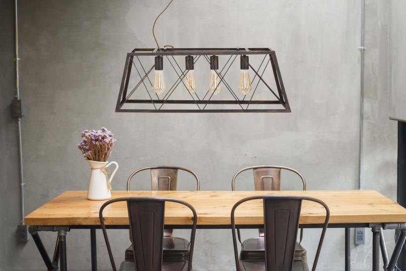 lampadario a sospensione design industriale