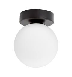 lampada da soffitto un punto luce nera marsiada w1