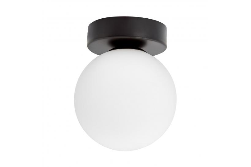 lampada da soffitto un punto luce nera marsiada w1