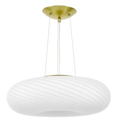 Lampadario a sospensione in vetro moderno