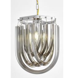 Lampada a sospensione design moderno metallo e vetro