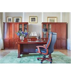Scrivania classica da ufficio direzionale PRESTIGE B630 1,6 Metri