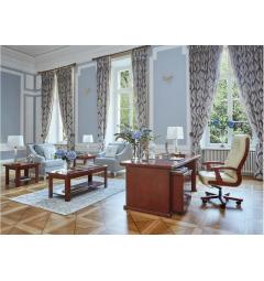 Scrivania direzionale in stile classico per ufficio PRESTIGE B620 1,7 Metri