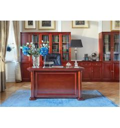 scrivanie studio classiche in legno per arredare lo studio professionale 130 cm