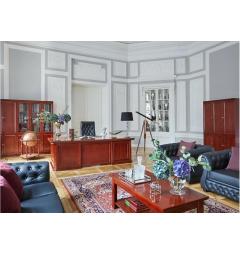 Scrivania presidenziale classica con piano 2,4 Metri PRESTIGE B710
