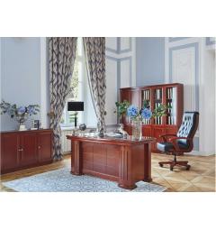 Scrivania ufficio classico in legno PRESTIGE B610 1,6 Metri