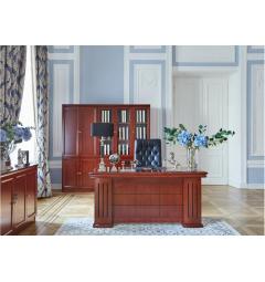Scrivania classica per ufficio in legno PRESTIGE B610 1,6 Metri