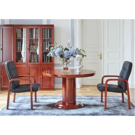 Tavolo rotondo riunione per ufficio diametro 90