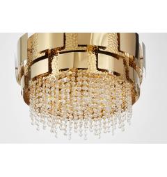 Lampada a sospensione con cristalli