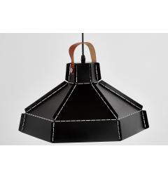 Lampadario a sospensione in metallo nero