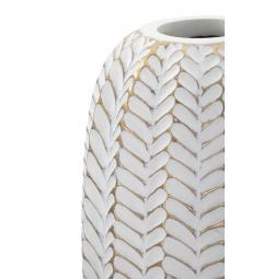 Particolare intagli a forma di foglioline vaso