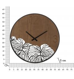 Misure orologio da muro lead leaf