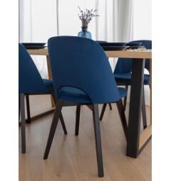 Poltroncina blu imbottita BRENO