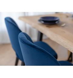 Poltroncina blu imbottita BRENO
