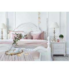 panca fondo letto legno bianco stile provenzale camera da letto