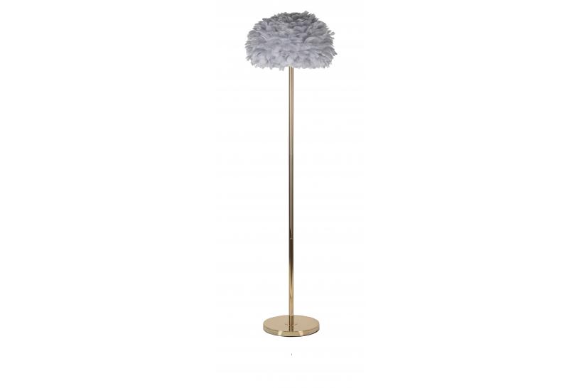 Piantana in metallo dorato dal design lineare Piantana in metallo dorato dal design lineare