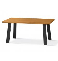 Tavolo cucina allungabile legno massello e metallo 8-14 posti 180X90 TUBE