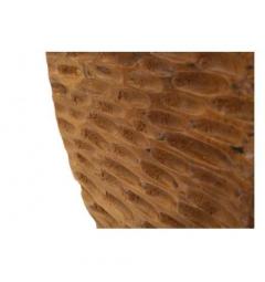 Scultura in legno teak design moderno - Arrediorg