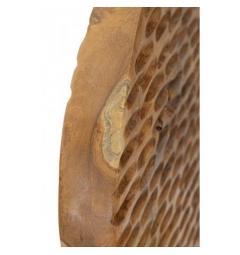Scultura in legno teak design moderno - Arrediorg