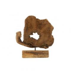 Scultura in teak riciclato - Arrediorg