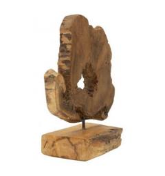 Scultura in teak riciclato - Arrediorg