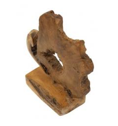 Scultura in teak riciclato - Arrediorg
