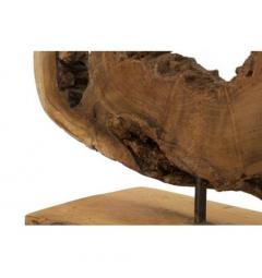 Scultura in teak riciclato - Arrediorg
