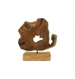 Scultura in teak riciclato - Arrediorg