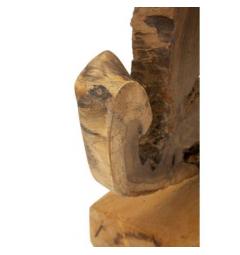 Scultura in teak riciclato - Arrediorg
