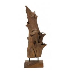Scultura in teak riciclato - Arrediorg