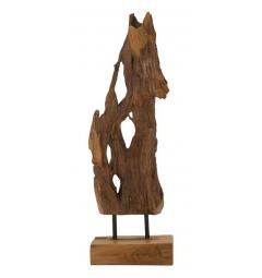 Scultura in teak riciclato - Arrediorg