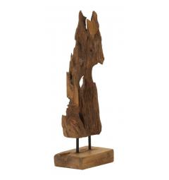 Scultura in teak riciclato - Arrediorg
