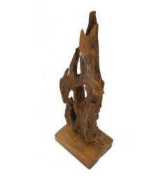 Scultura in teak riciclato - Arrediorg