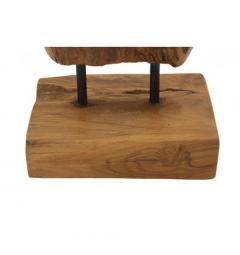 Scultura in teak riciclato - Arrediorg