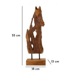 Scultura in teak riciclato - Arrediorg