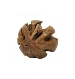 Sfera in teak riciclato lavorata a mano - Arrediorg