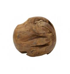 Sfera in teak riciclato lavorata a mano - Arrediorg