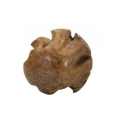 Sfera in teak riciclato lavorata a mano - Arrediorg