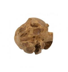 Sfera in teak riciclato lavorata a mano con cura - Arrediorg