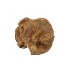 Sfera in teak riciclato lavorata a mano con cura - Arrediorg