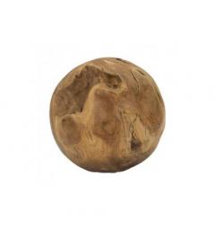 Sfera in teak riciclato realizzata a mano - Arrediorg