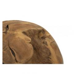 Sfera in teak riciclato realizzata a mano - Arrediorg