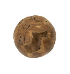 Sfera in teak riciclato realizzata a mano - Arrediorg