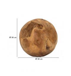Sfera in teak riciclato realizzata a mano - Arrediorg