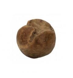 Sfera in teak riciclato, realizzata a mano, unisce eleganza e sostenibilità - Arrediorg