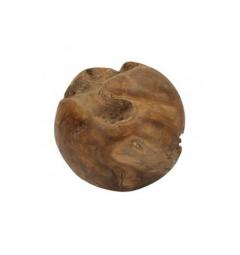 Sfera in teak riciclato, realizzata a mano, unisce eleganza e sostenibilità - Arrediorg