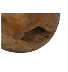 Sfera in teak riciclato, realizzata a mano, unisce eleganza e sostenibilità - Arrediorg