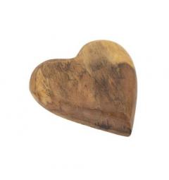 Questo cuore in teak riciclato fatto a mano - Arrediorg